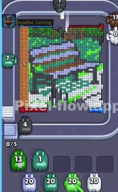 Pixel Flow Level 487 Solution 1