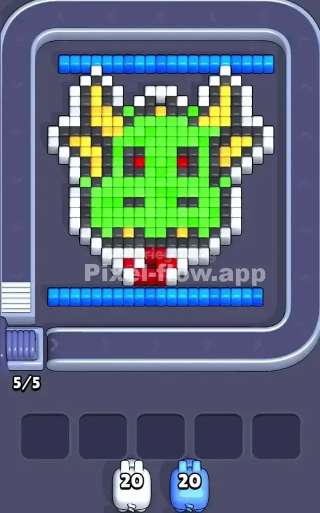 Pixel Flow Level 290 Gameplay