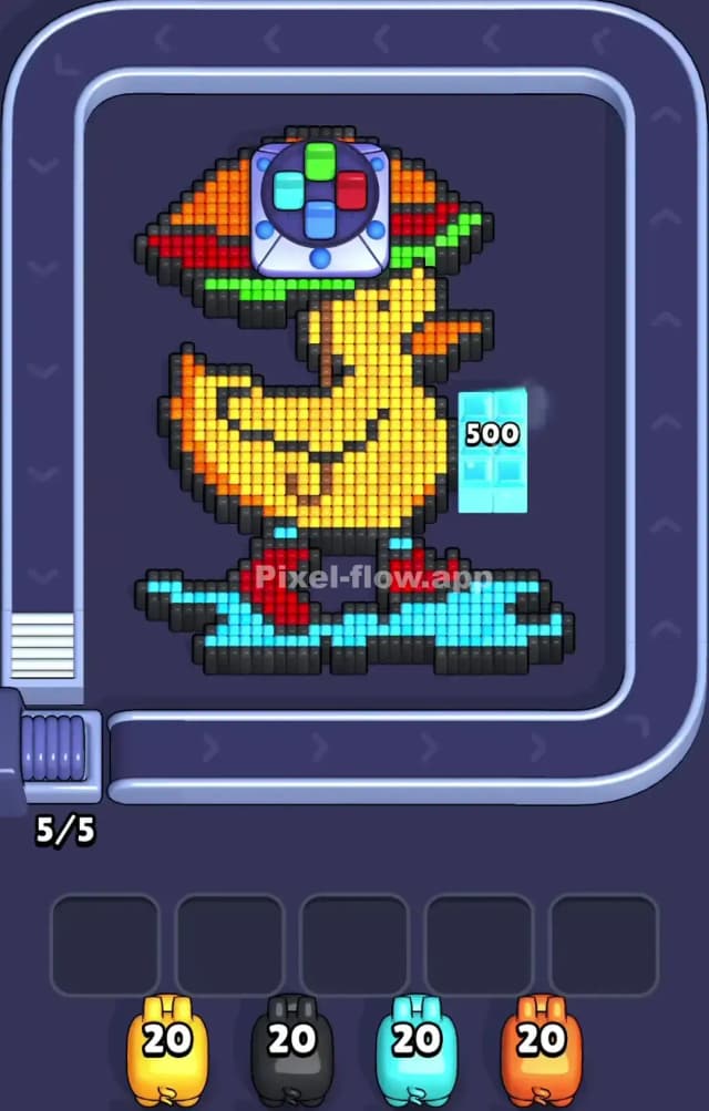 Pixel Flow Level 959 Gameplay