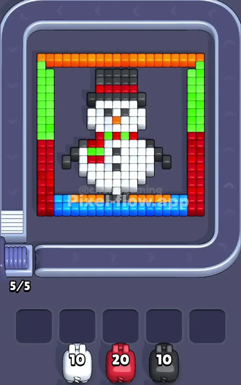 Pixel Flow Level 10 Screenshot