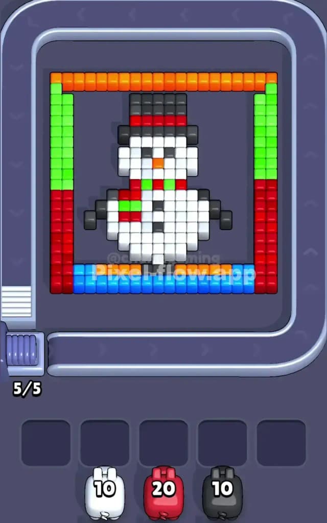 Pixel Flow Level 10 Gameplay