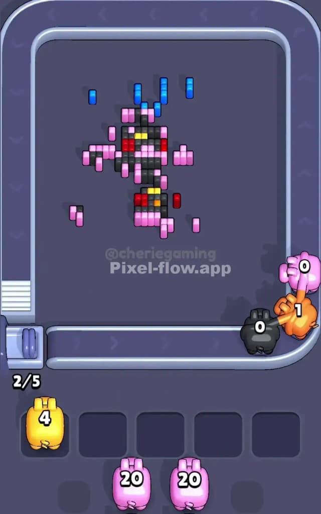 Pixel Flow Level 407 Solution 3