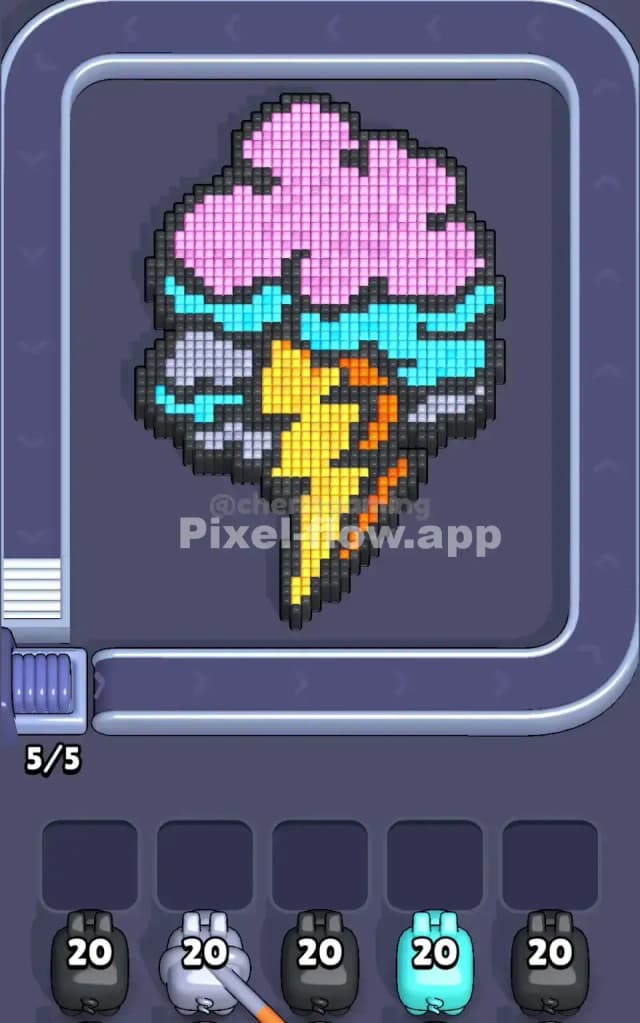 Pixel Flow Level 235 Gameplay