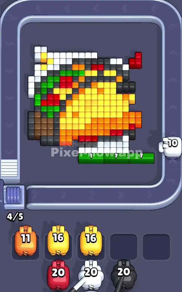 Pixel Flow Level 96 Solution 1