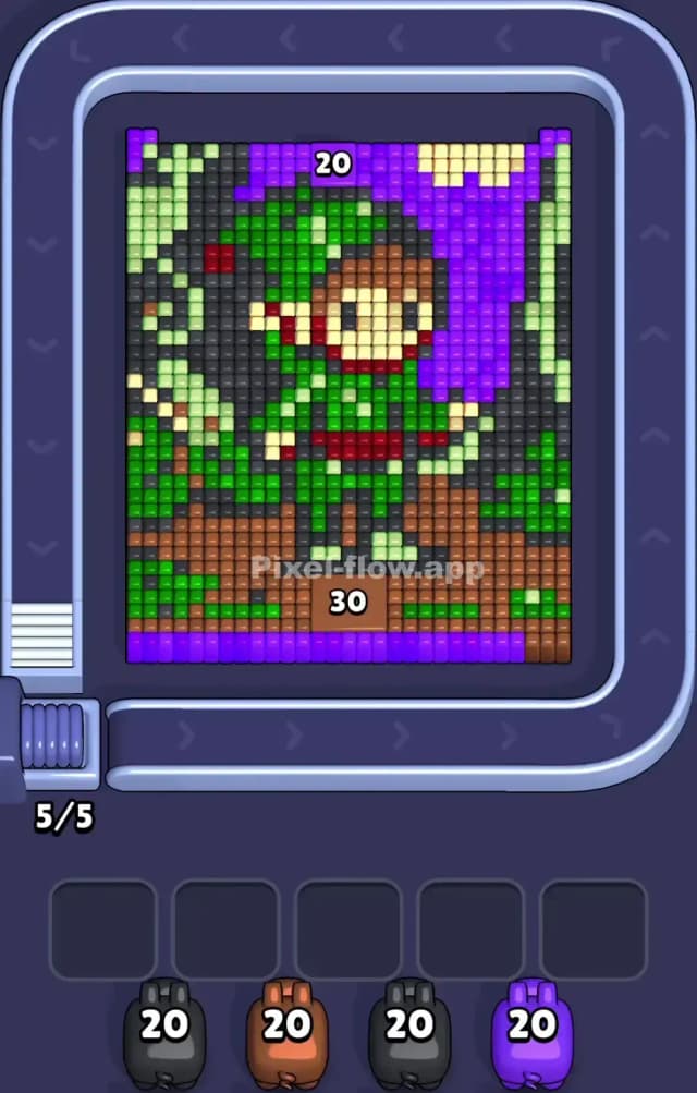 Pixel Flow Level 931 Gameplay