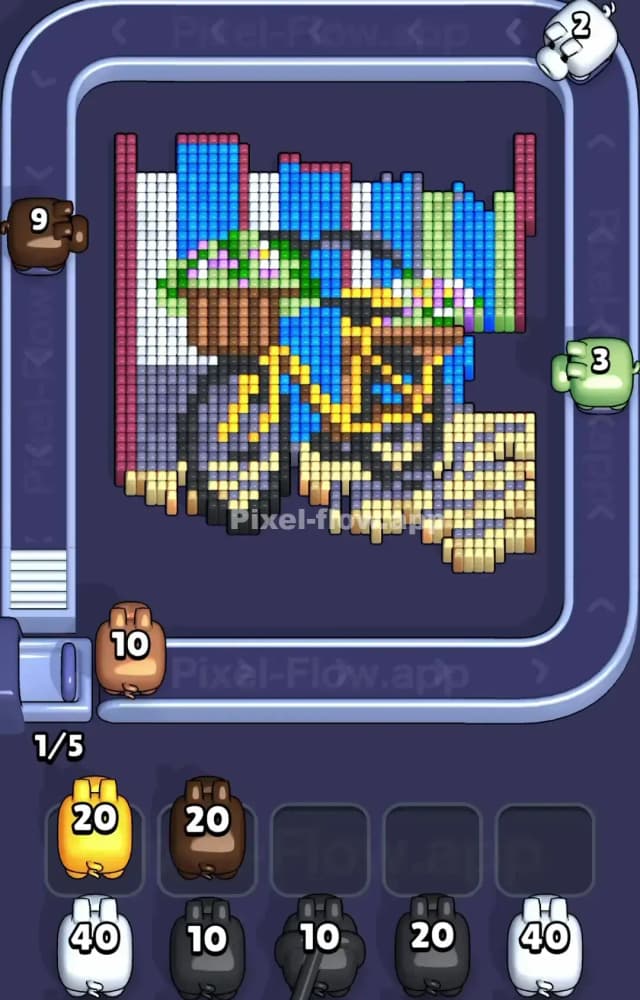 Pixel Flow Level 1397 Solution 1