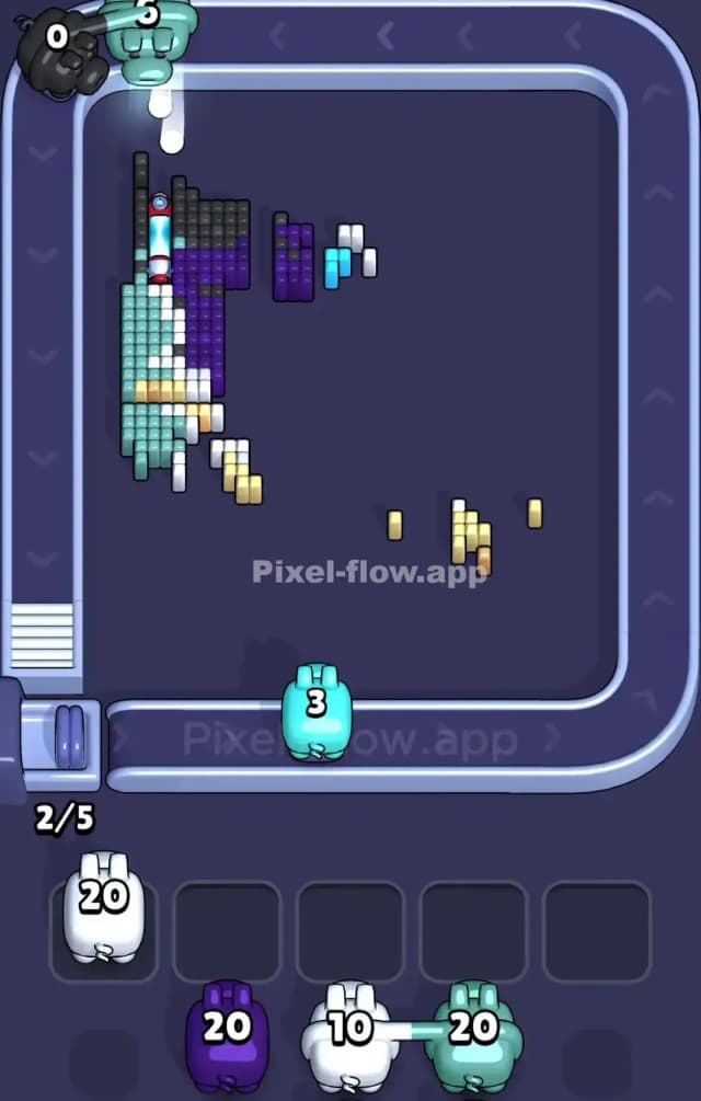 Pixel Flow Level 803 Solution 3