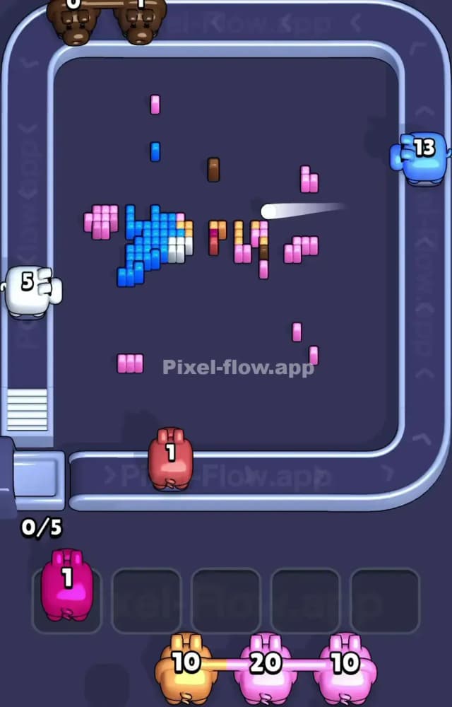 Pixel Flow Level 1387 Solution 3