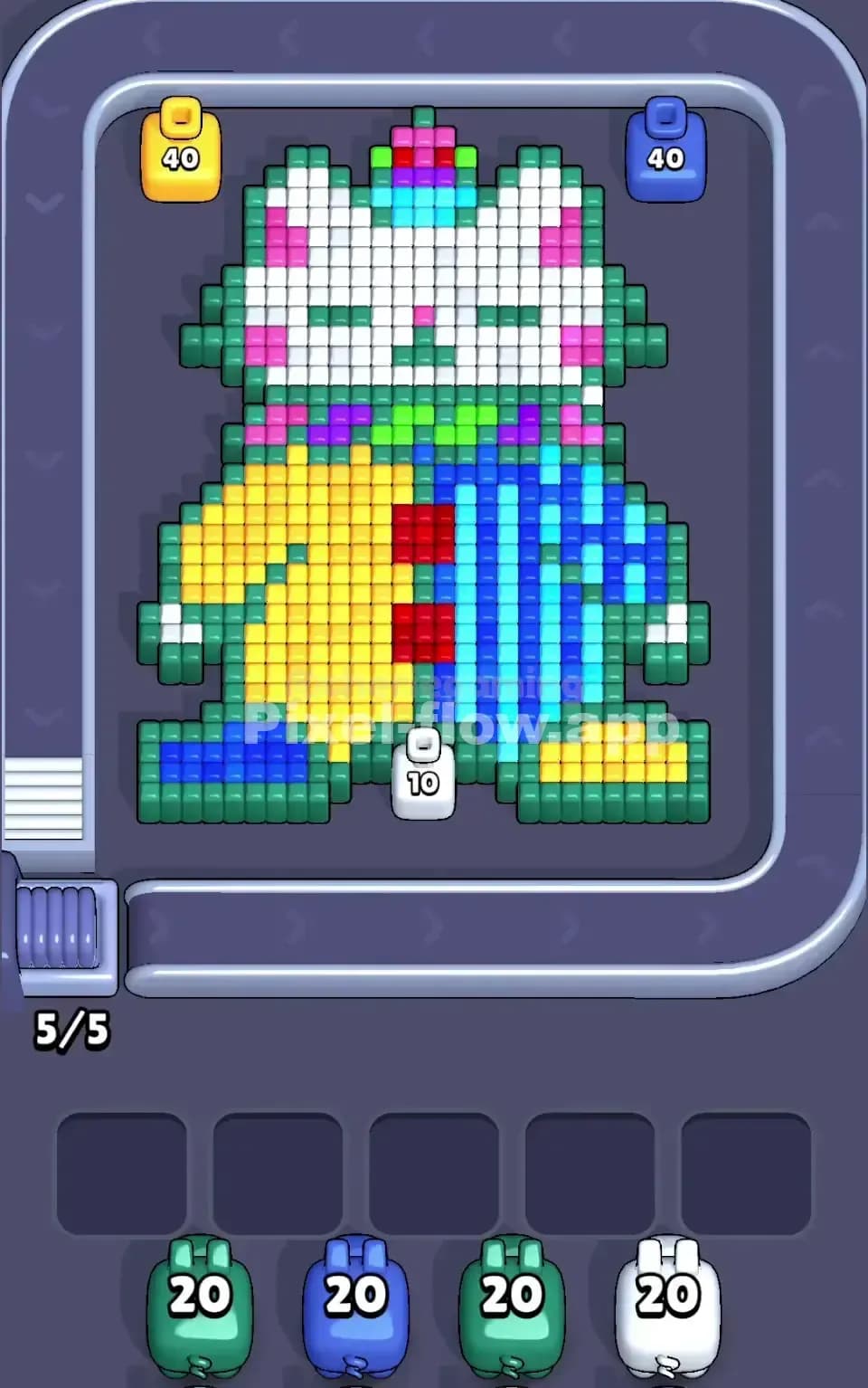 Pixel Flow Level 84 Screenshot