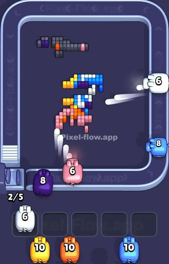 Pixel Flow Level 1404 Solution 3