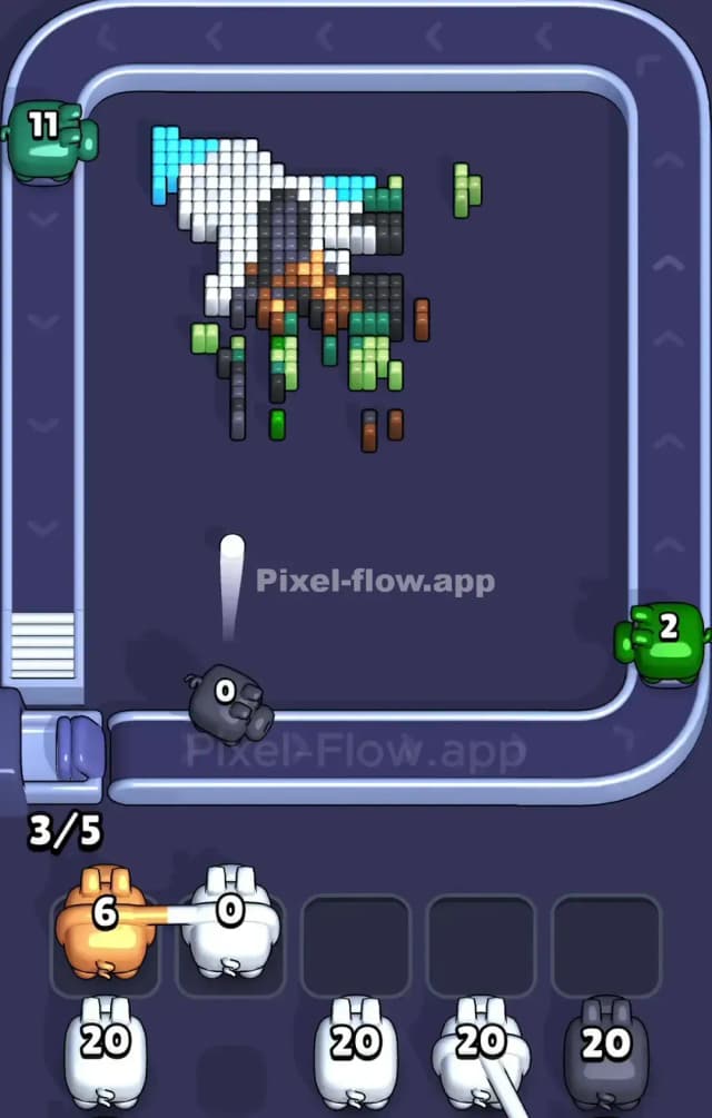 Pixel Flow Level 815 Solution 3