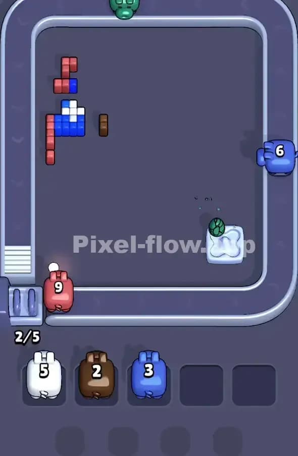 Pixel Flow Level 385 Solution 3