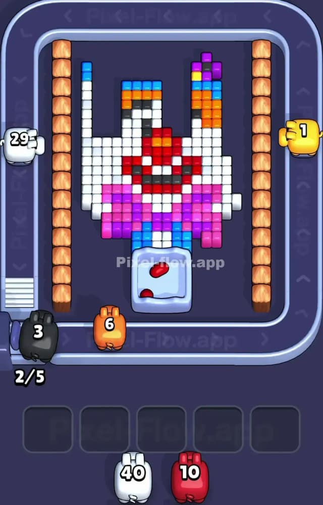 Pixel Flow Level 1201 Solution 2