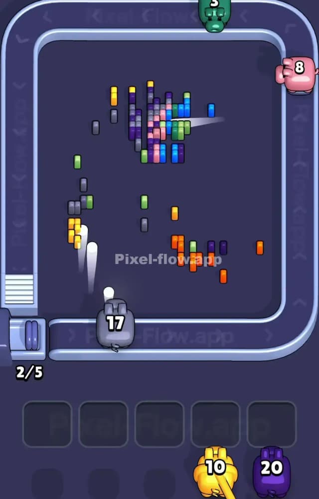 Pixel Flow Level 1237 Solution 3