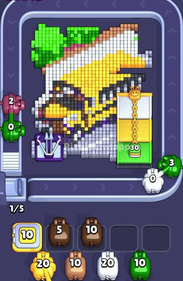 Pixel Flow Level 1883 Solution 1