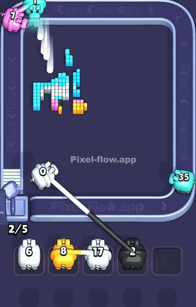 Pixel Flow Level 1306 Solution 3