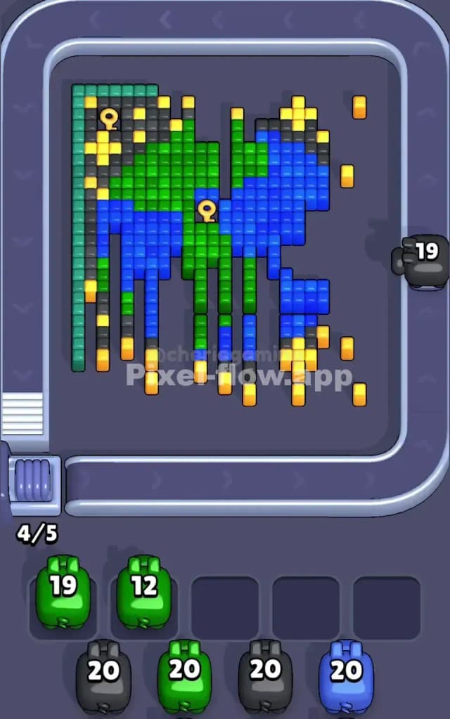 Pixel Flow Level 53 Solution 2