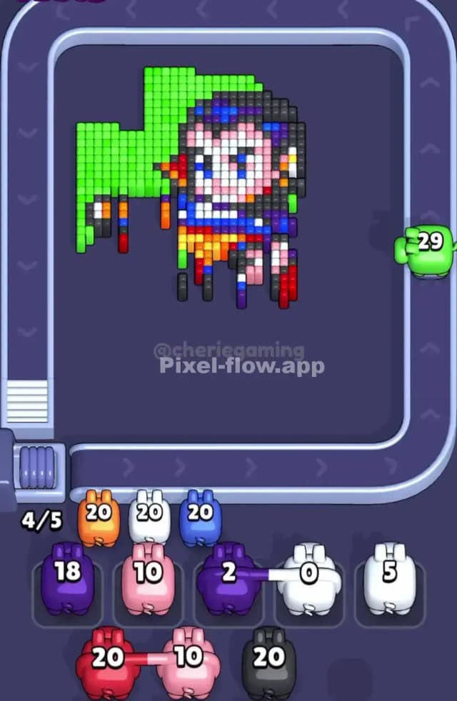 Pixel Flow Level 1718 Solution 2