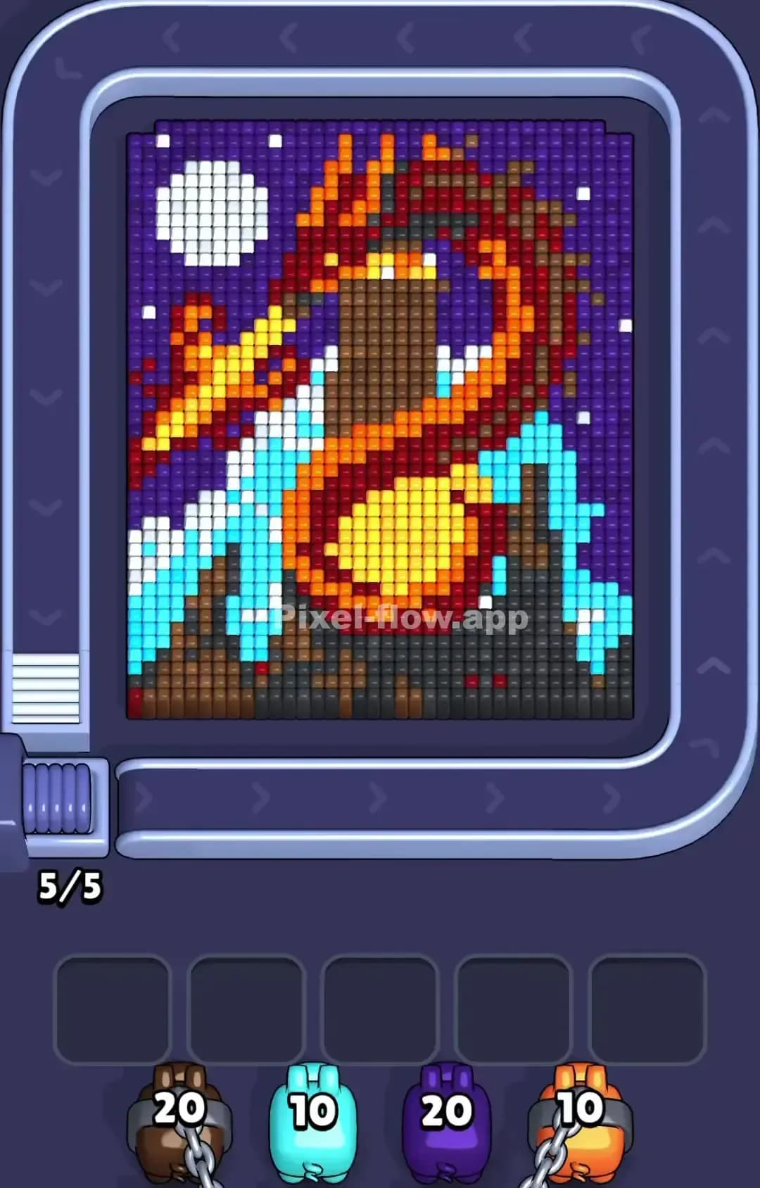 Pixel Flow Level 1107 Screenshot