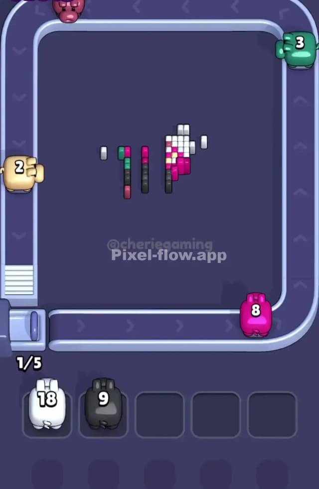 Pixel Flow Level 1691 Solution 3