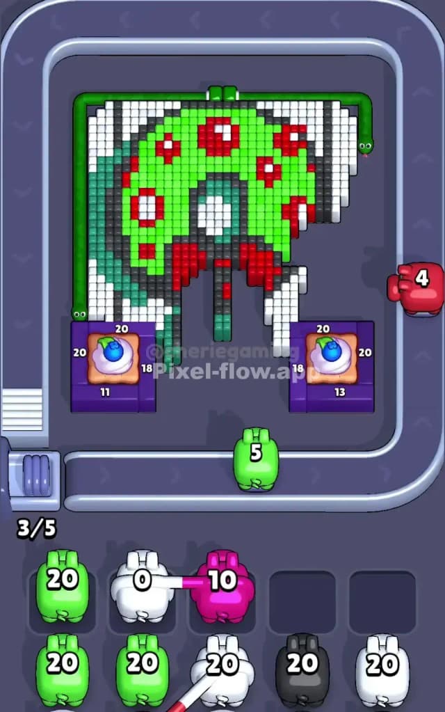 Pixel Flow Level 664 Solution 1