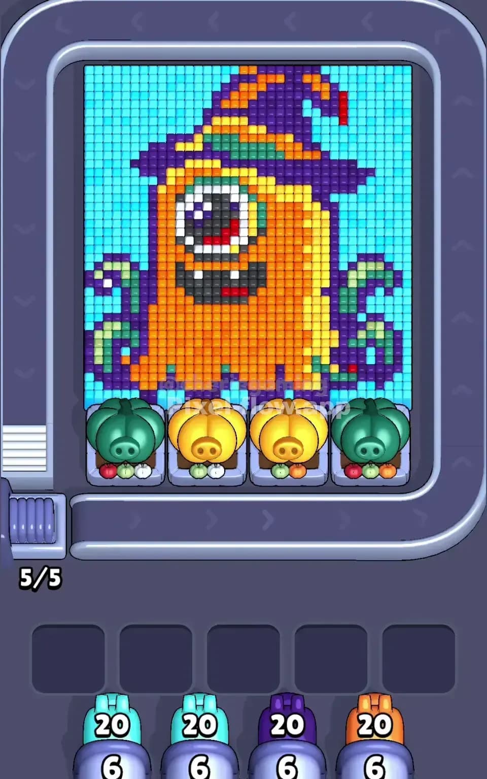 Pixel Flow Level 745 Screenshot