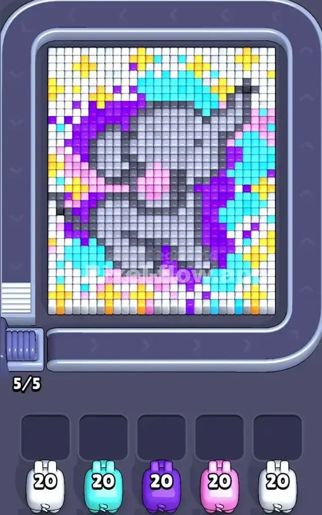 Pixel Flow Level 304 Gameplay