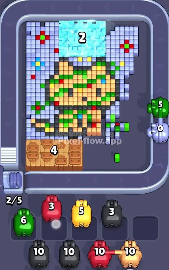 Pixel Flow Level 368 Solution 1