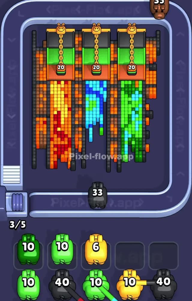 Pixel Flow Level 1400 Solution 1