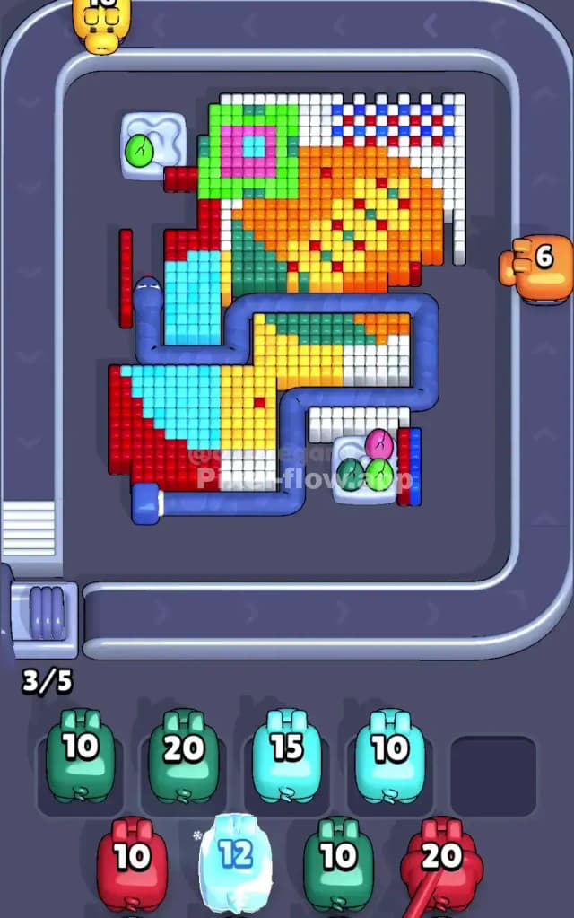 Pixel Flow Level 349 Solution 1