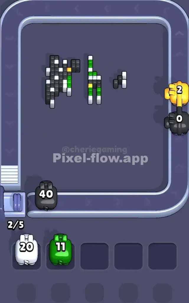 Pixel Flow Level 182 Solution 3