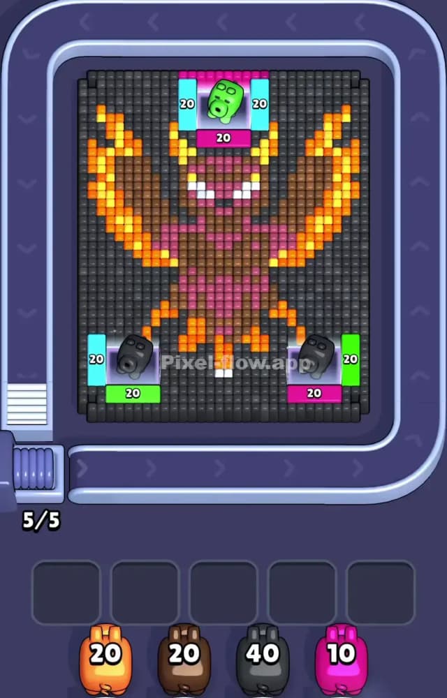 Pixel Flow Level 1096 Gameplay