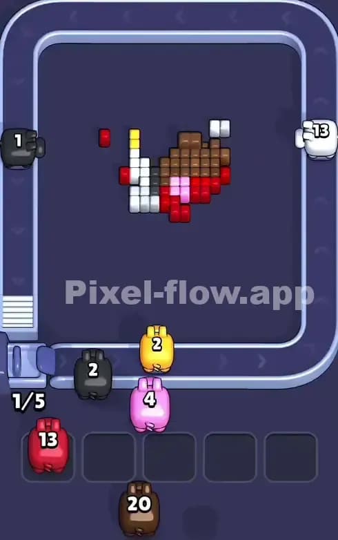 Pixel Flow Level 801 Solution 3