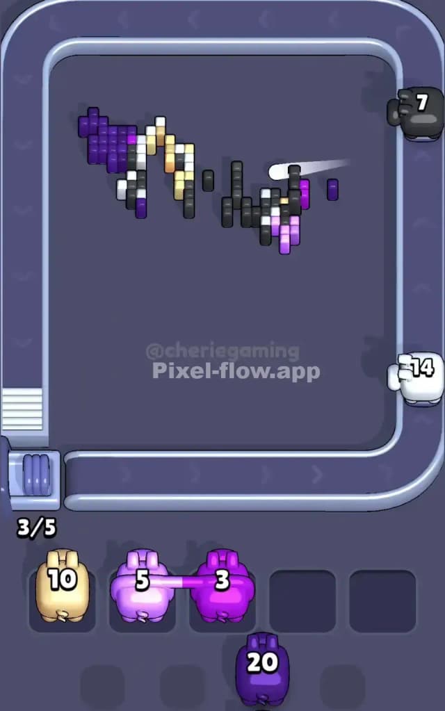 Pixel Flow Level 588 Solution 3