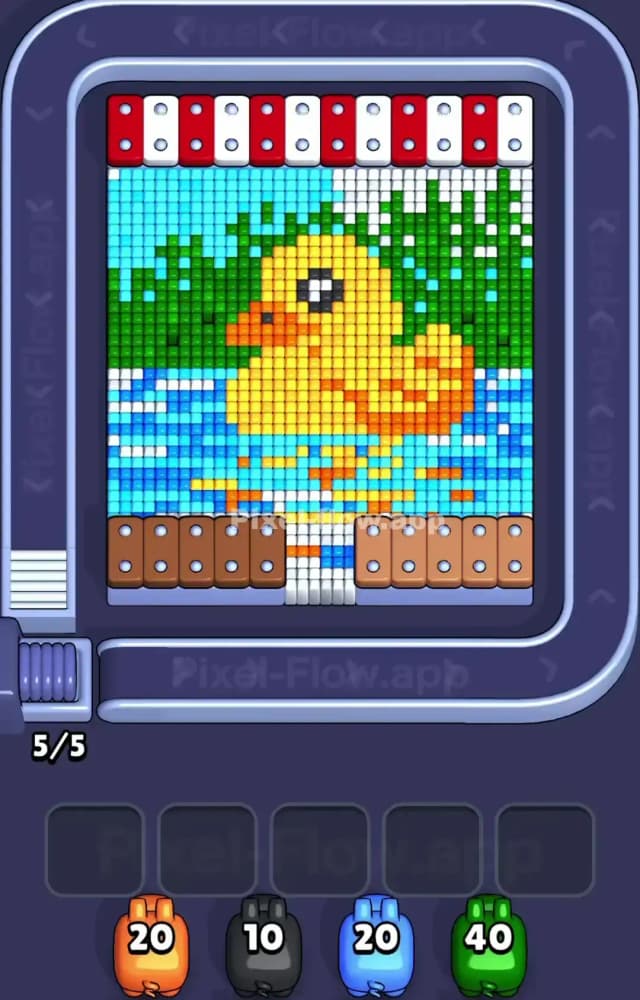 Pixel Flow Level 1556 Gameplay