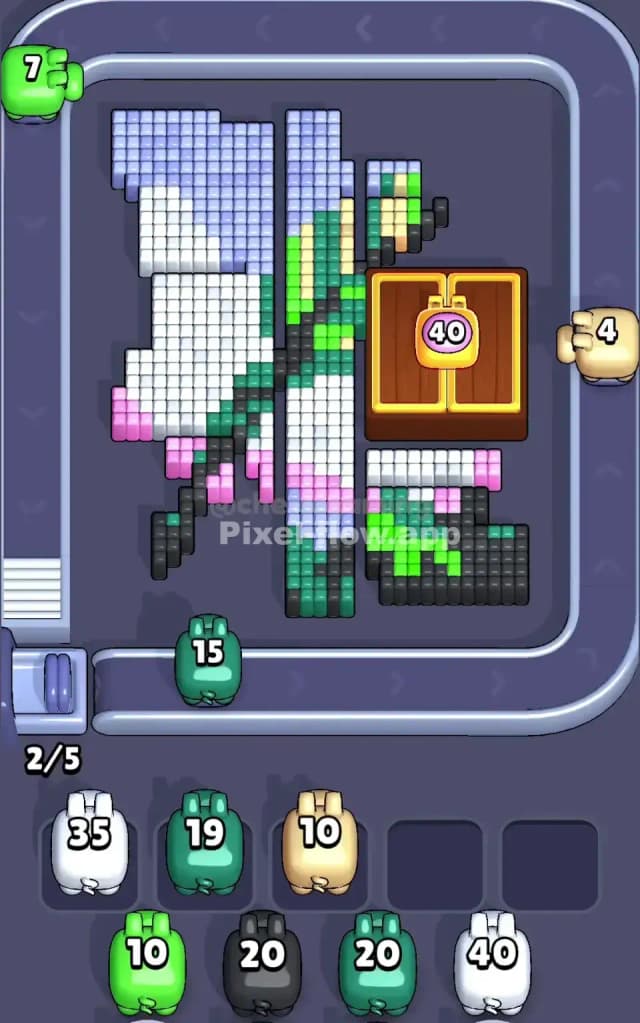 Pixel Flow Level 634 Solution 2