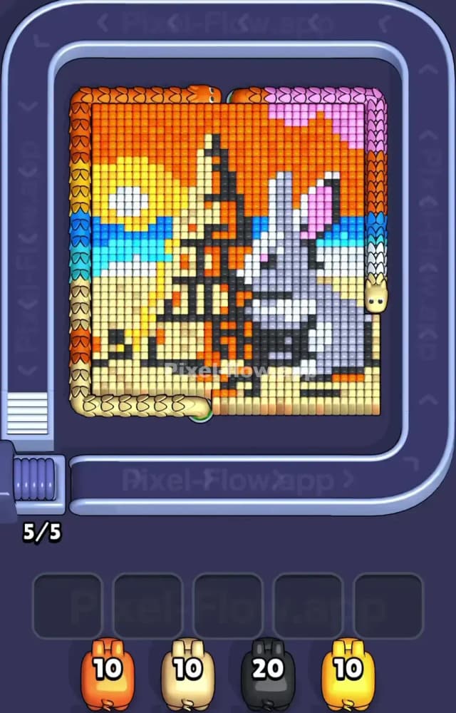 Pixel Flow Level 1457 Gameplay