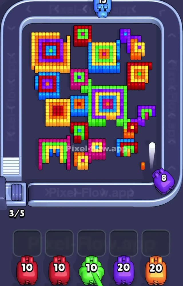 Pixel Flow Level 1214 Solution 2