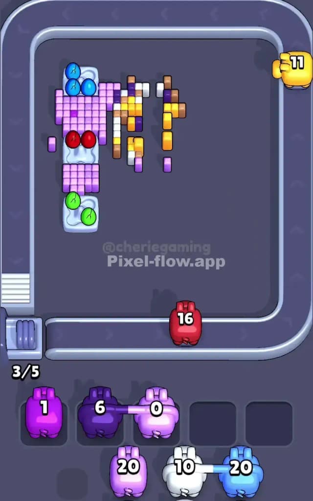 Pixel Flow Level 657 Solution 3