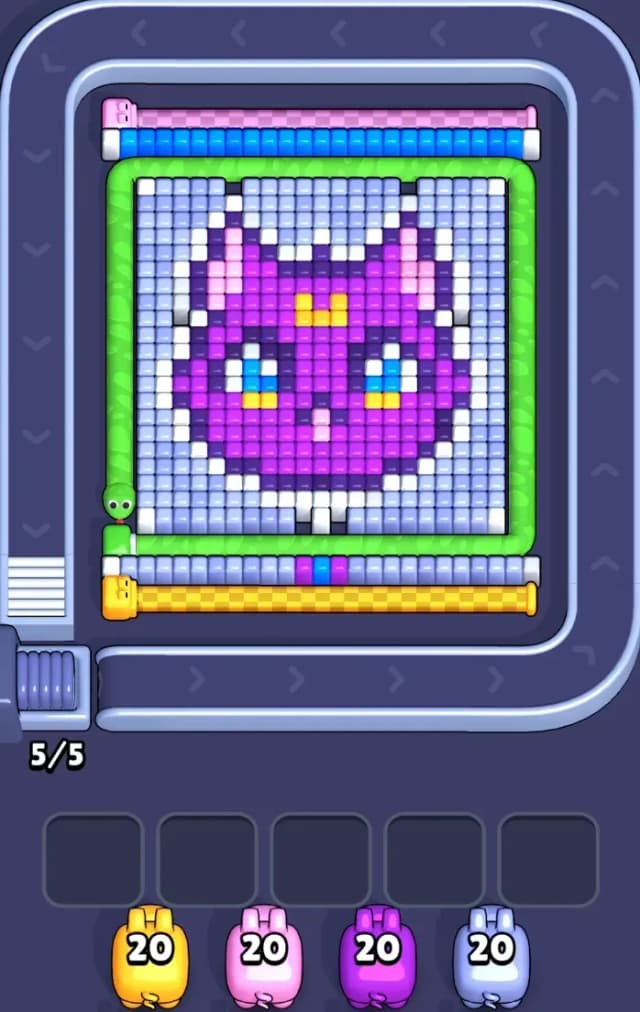 Pixel Flow Level 782 Gameplay