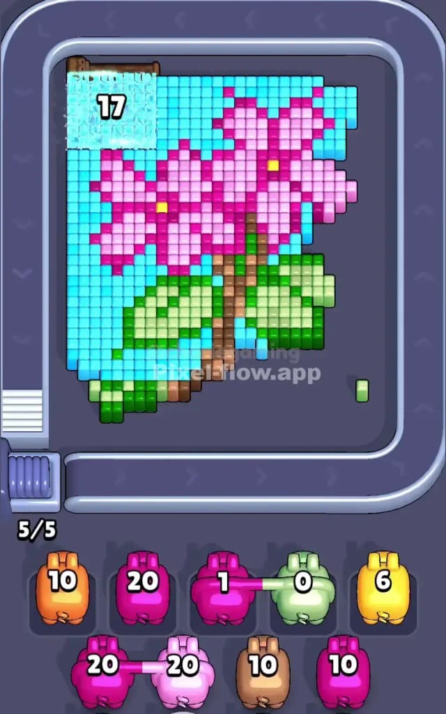 Pixel Flow Level 624 Solution 1