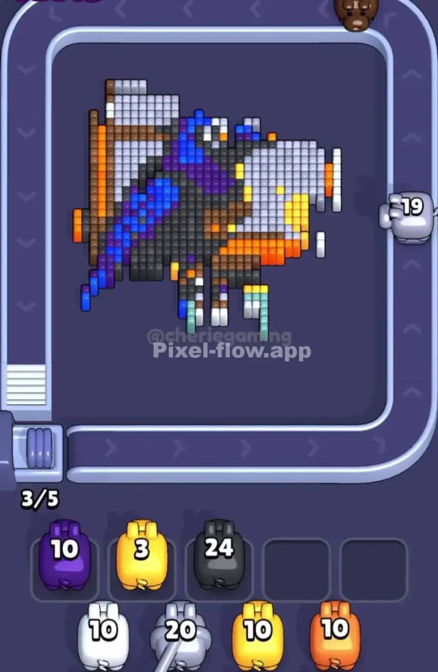Pixel Flow Level 1641 Solution 2