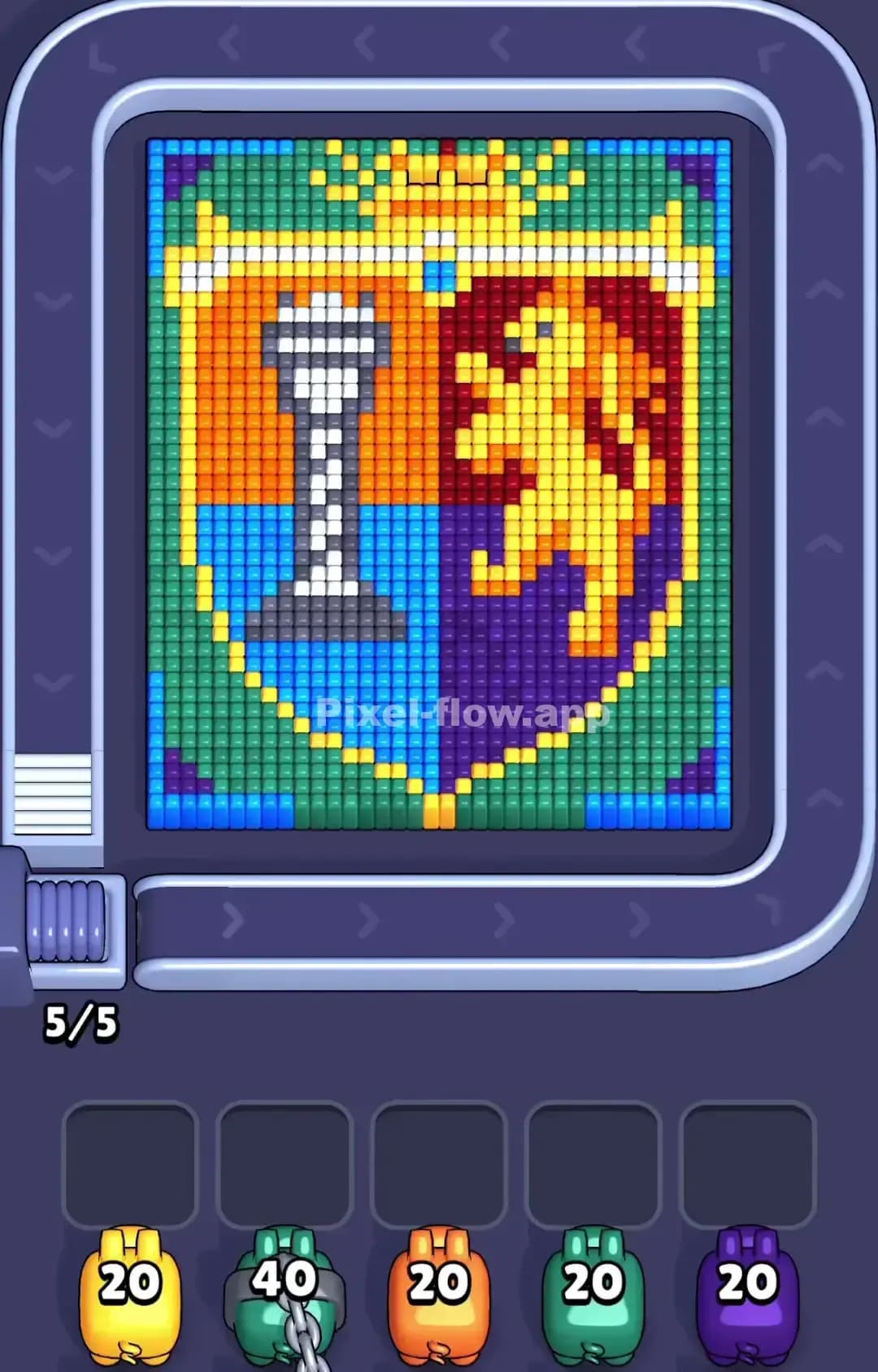 Pixel Flow Level 1083 Screenshot