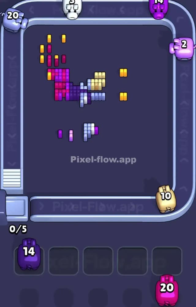 Pixel Flow Level 1427 Solution 3