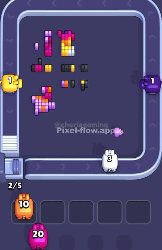 Pixel Flow Level 1876 Solution 3