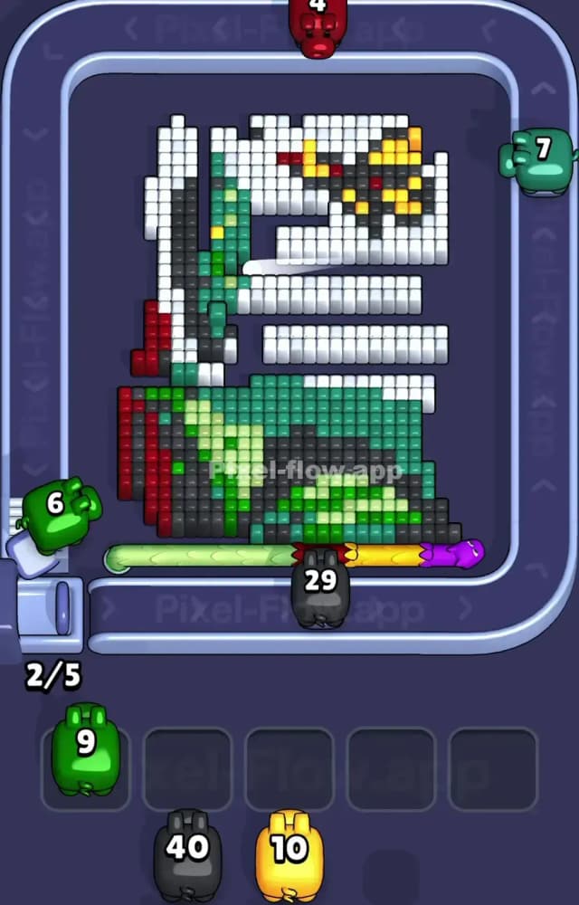 Pixel Flow Level 1103 Solution 2