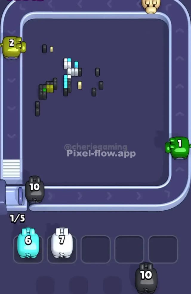 Pixel Flow Level 1745 Solution 3