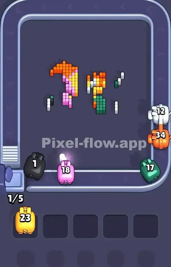 Pixel Flow Level 494 Solution 3