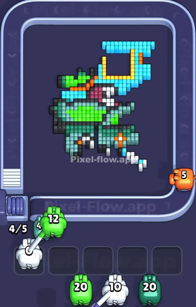 Pixel Flow Level 1003 Solution 2