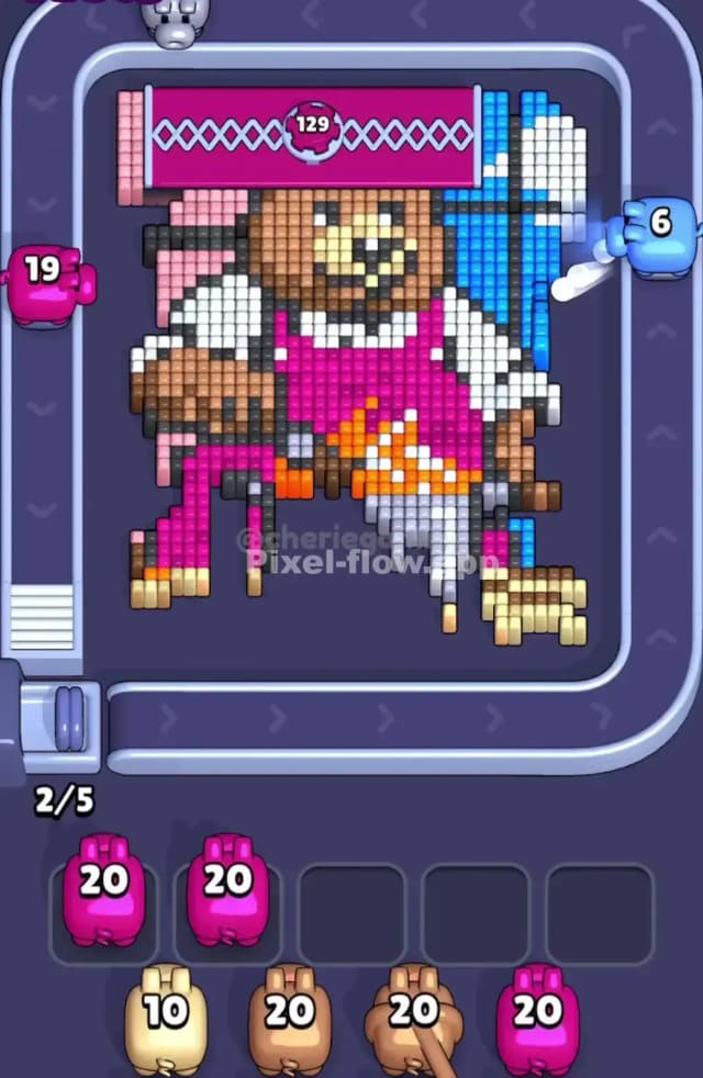 Pixel Flow Level 1694 Solution 1